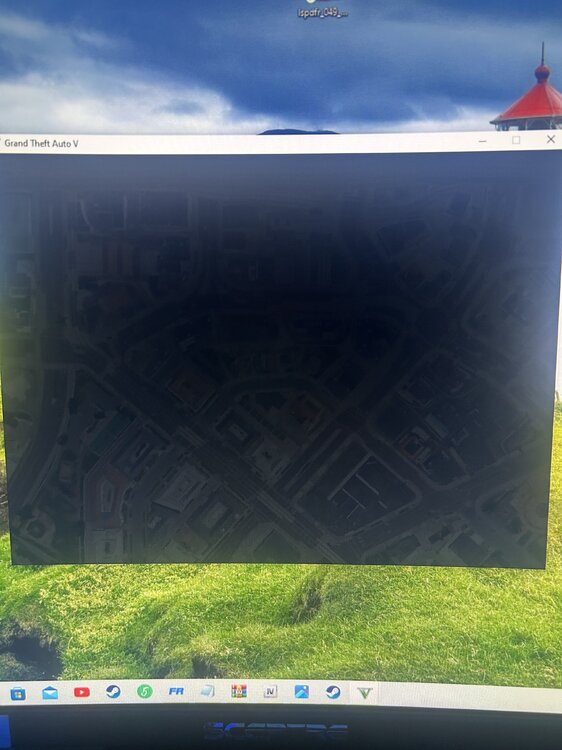 Could contain: grass, outdoor, sky, screenshot, text, cloud, billboard