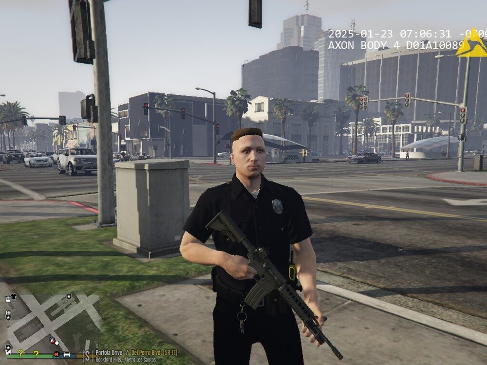 Could contain: clothing, outdoor, person, sky, weapon, man, street