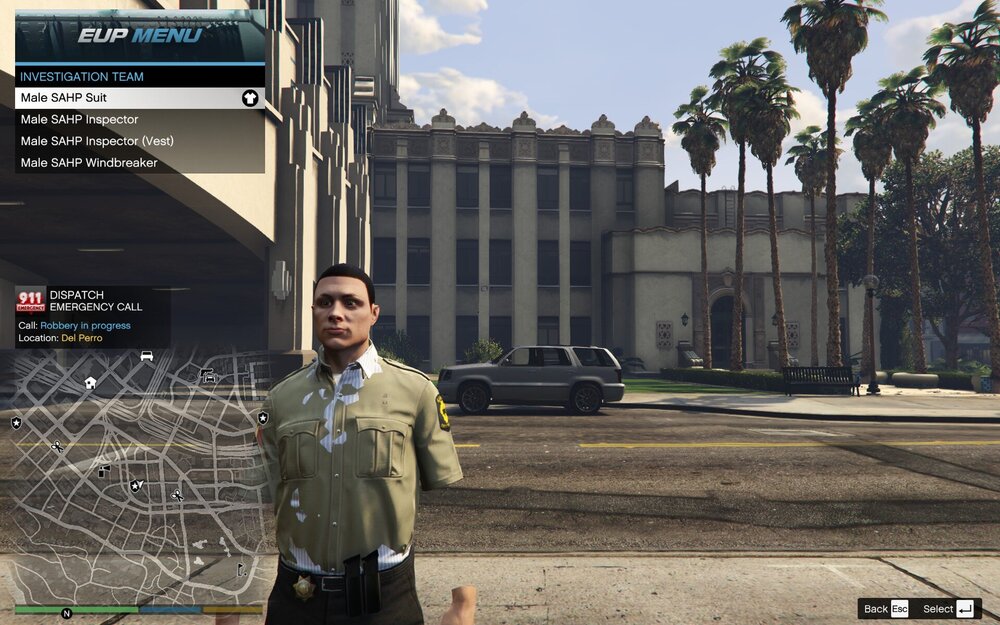 Could contain: clothing, sky, outdoor, text, man, person, tree, street