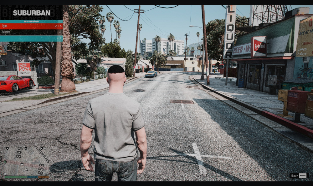 Could contain: outdoor, way, text, land vehicle, person, ground, clothing, sky, vehicle, man, tree, road surface, road, city, street