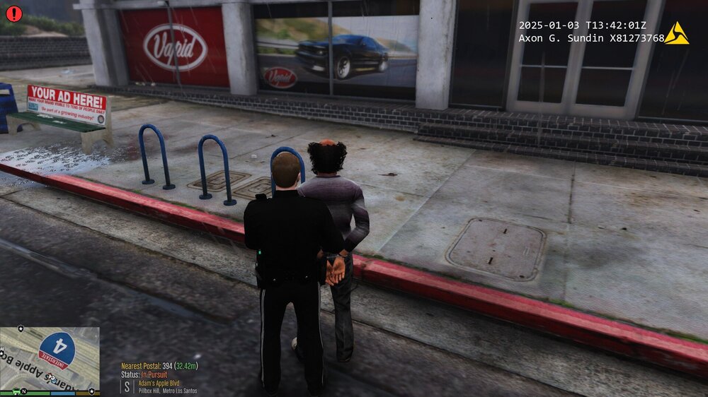 Could contain: text, clothing, screenshot, outdoor, ground, person, track, street, train