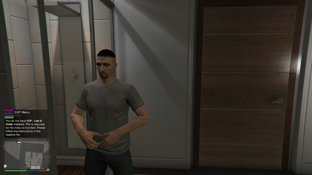 Could contain: man, clothing, person, screenshot, standing, human face, door, shoulder, indoor