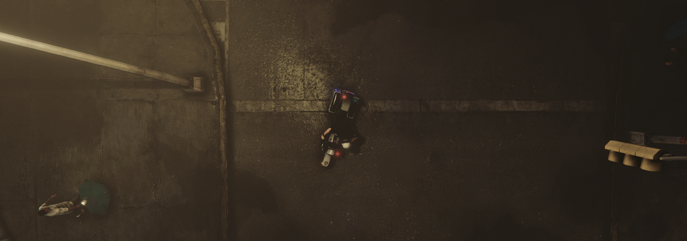 Could contain: screenshot, darkness, fog, outdoor, night, street