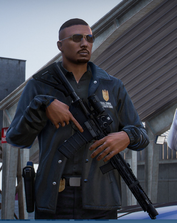 Could contain: clothing, person, sky, man, outdoor, human face, building, weapon, jacket, standing