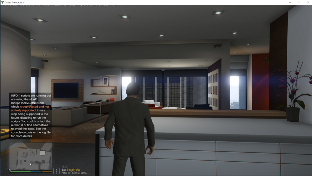 Could contain: indoor, interior design, wall, text, ceiling, clothing, man, cabinetry, countertop, furniture, person