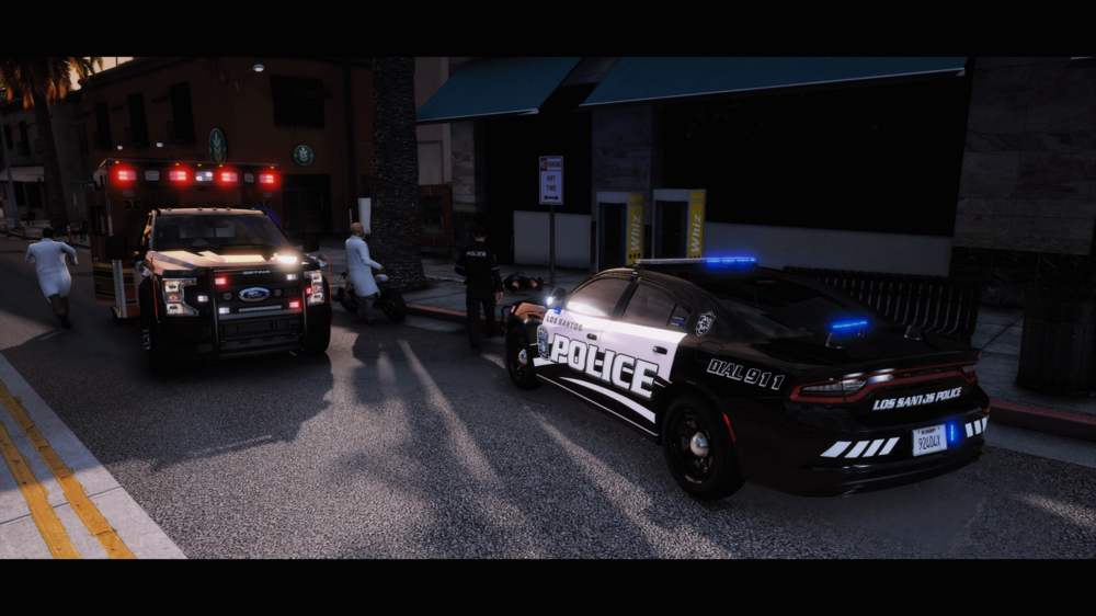 Could contain: vehicle, land vehicle, wheel, text, transport, automotive design, tire, vehicle registration plate, auto part, automotive exterior, outdoor, automotive lighting, bumper, road, police, car, street