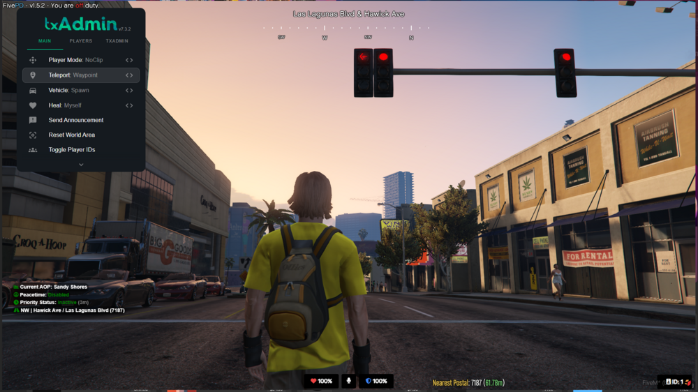 Could contain: text, sky, outdoor, screenshot, traffic light, clothing, street, pc game, person, way