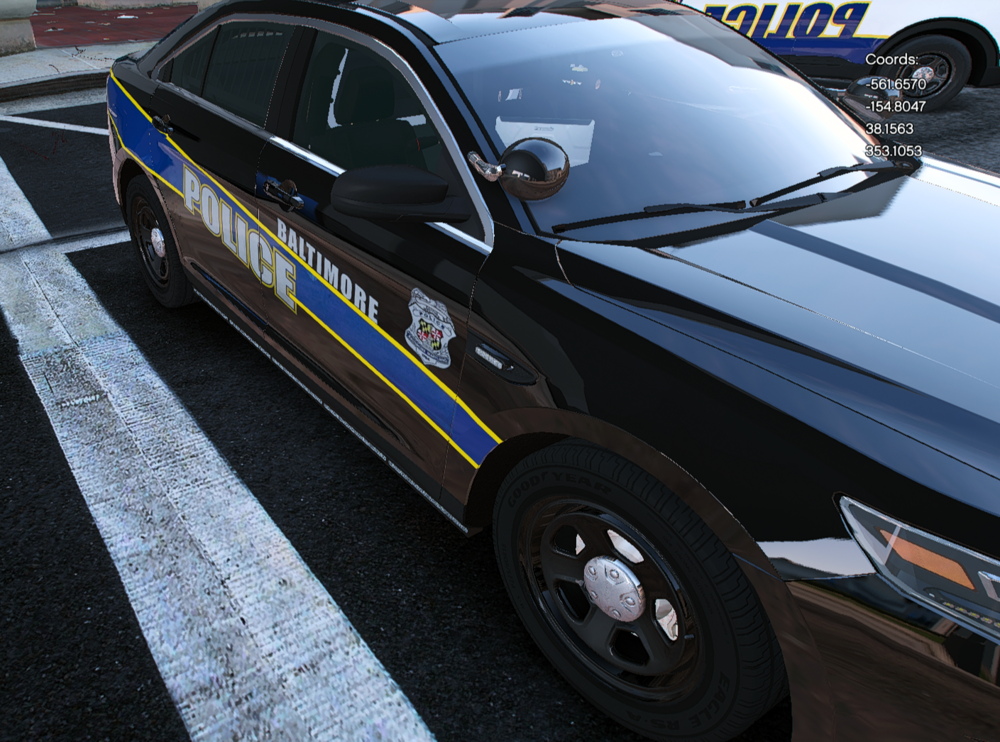 Could contain: vehicle, wheel, land vehicle, tire, transport, outdoor, text, auto part, car, automotive exterior, road, street, ground, police