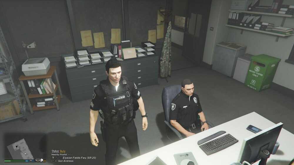 Could contain: clothing, man, indoor, computer, screenshot, desk, person