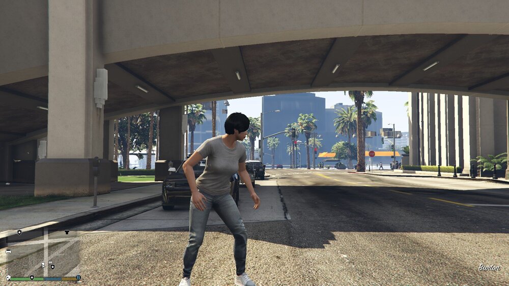 Could contain: clothing, footwear, building, person, man, outdoor, screenshot, trousers, tree, ground
