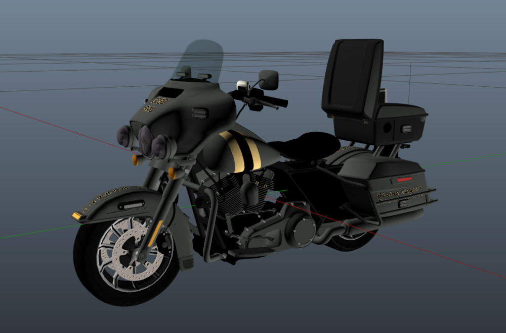 Could contain: tire, sky, vehicle, wheel, auto part, land vehicle, outdoor, fuel tank, motorbike, cruiser, motorcycle fairing, motorcycling, brake, vehicle brake, motorcycle, suspension, bike