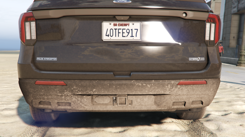 Could contain: text, vehicle, tire, ground, car, vehicle registration plate, automotive exterior, land vehicle, bumper, automotive tail & brake light, outdoor, auto part, automotive lighting, automotive design, trunk, automotive tire, wheel, parked