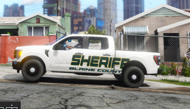 Could contain: vehicle, land vehicle, tire, wheel, outdoor, building, sky, transport, road, auto part, pickup truck, parked, automotive tire, motor vehicle, car, white, street, truck, city, ground, pickup