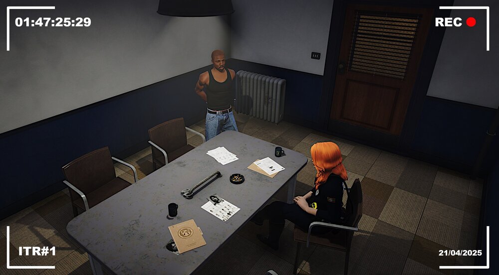 Could contain: furniture, screenshot, indoor, clothing, person, chair, wall, table