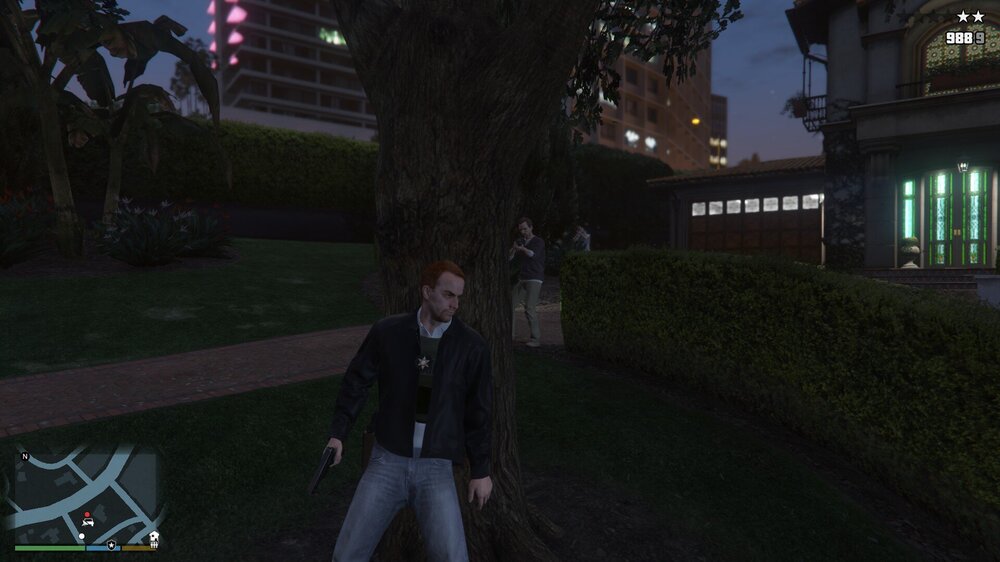 Could contain: clothing, tree, screenshot, pc game, person, outdoor, video game software, digital compositing