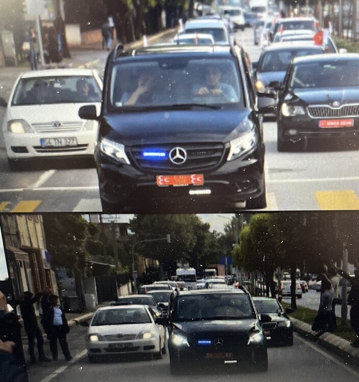 Could contain: vehicle, land vehicle, car, wheel, vehicle registration plate, outdoor, text, family car, mid-size car, road, tire, automotive exterior, traffic, windshield, motor vehicle, auto part, street, rear-view mirror, parking, automotive mirror, automotive parking light, traffic congestion, sedan, full-size car, mode of transport, automotive lighting, executive car, city