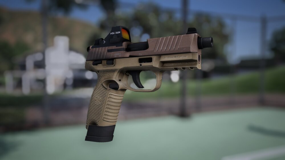 Could contain: weapon, gun, outdoor, ranged weapon, firearm, gun barrel, trigger, shooting, handgun, rifle