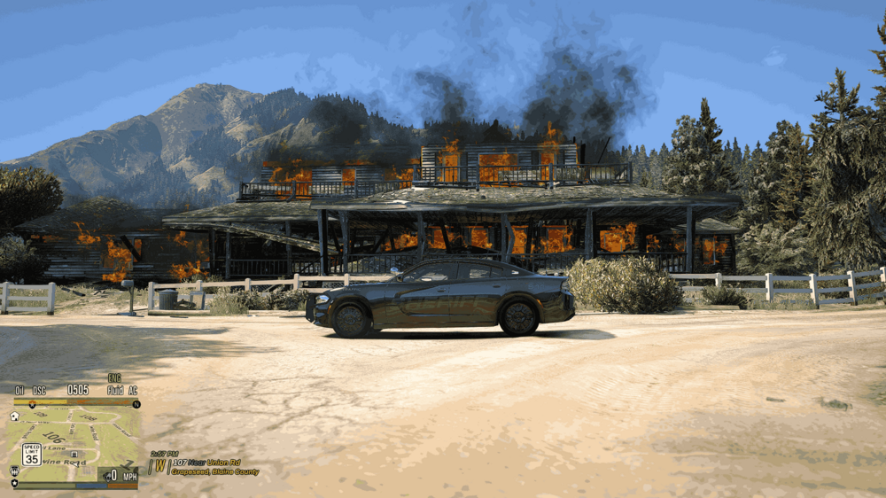 Could contain: outdoor, land vehicle, vehicle, sky, tree, military vehicle, wheel, ground, car, tank, cloud, transport, mountain