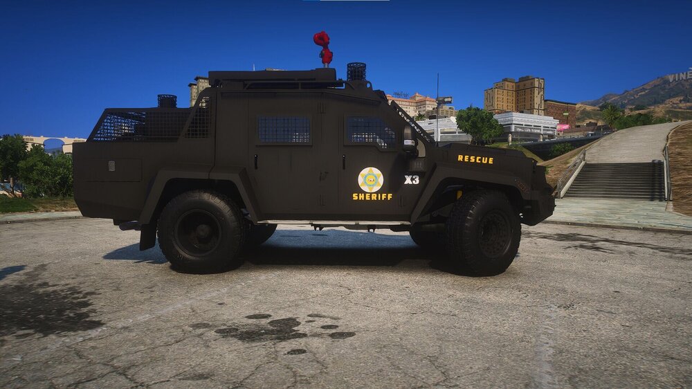 Could contain: vehicle, transport, military vehicle, wheel, land vehicle, outdoor, tire, sky, auto part, armored car, humvee, ground, parked, military, jeep