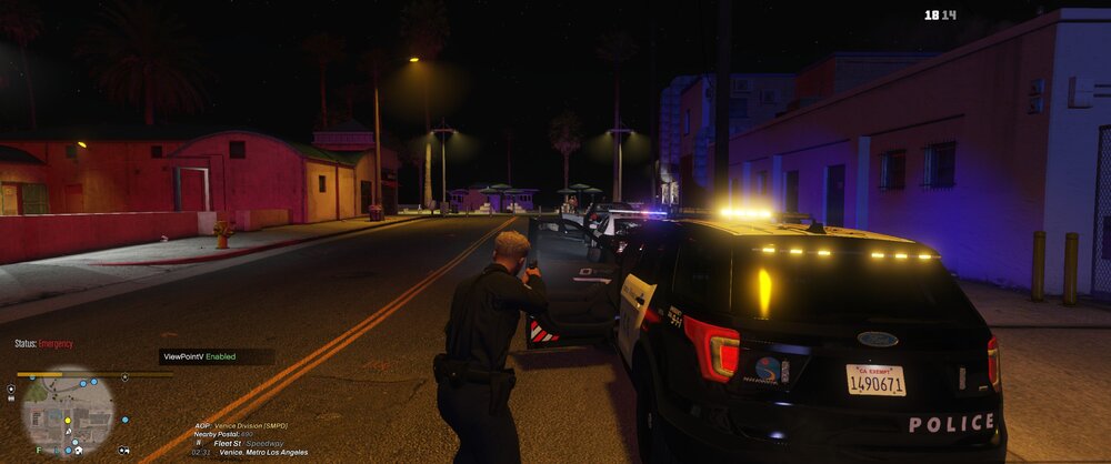 Could contain: vehicle, land vehicle, outdoor, wheel, text, night, tire, vehicle registration plate, automotive tail & brake light, road, police, street, person, car, light