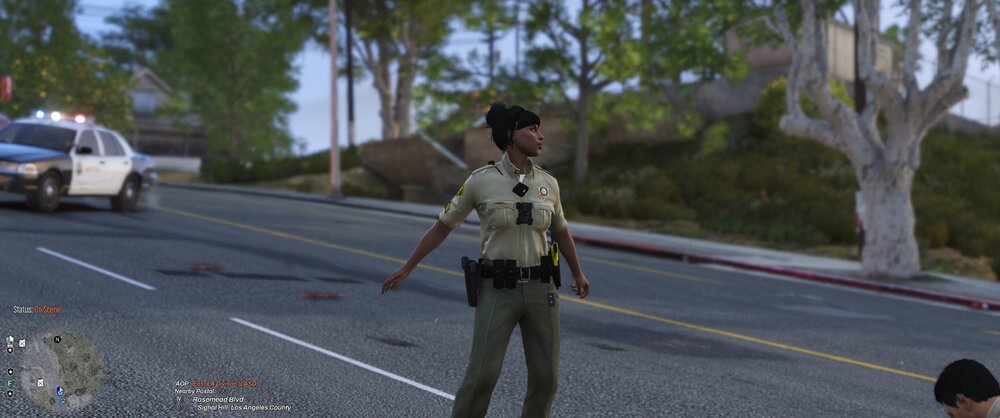 Could contain: outdoor, road, clothing, car, tree, vehicle, land vehicle, person, street, man, asphalt, wheel