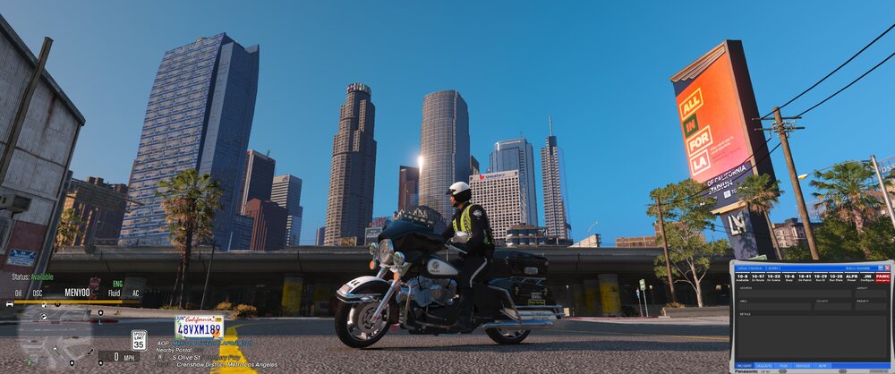 Could contain: sky, outdoor, text, wheel, building, land vehicle, vehicle, skyscraper, downtown, tire, motorcycle, metropolitan area, city, person