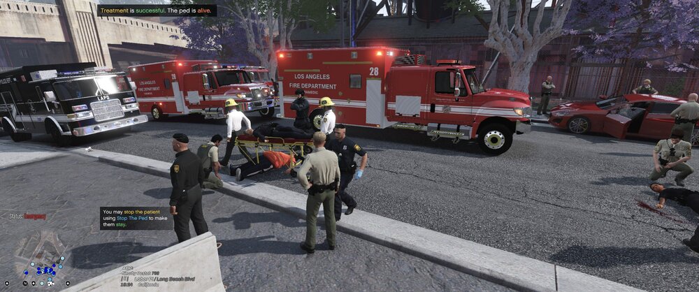 Could contain: vehicle, land vehicle, wheel, firefighter, text, transport, road, outdoor, emergency service, truck, street