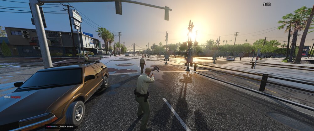 Could contain: sky, outdoor, land vehicle, vehicle, wheel, road, car, tree, street, ground, person