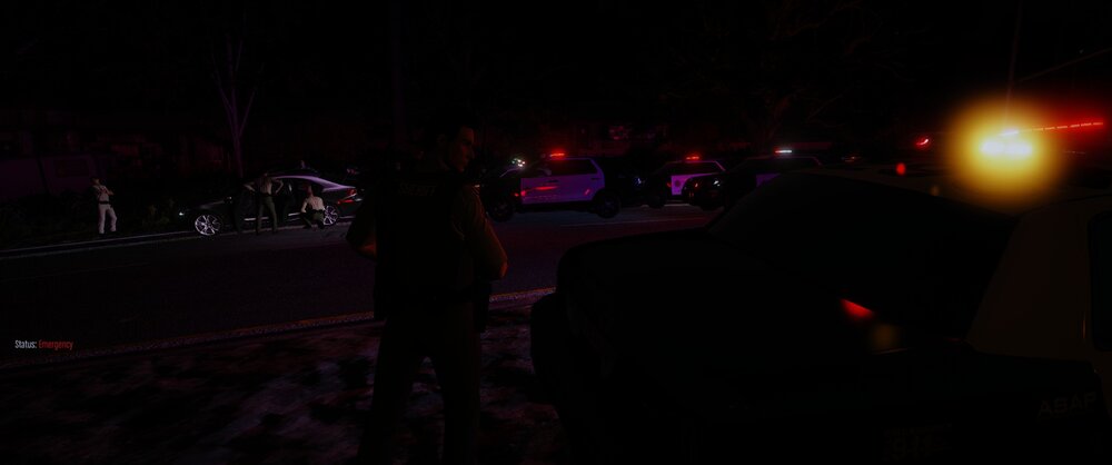 Could contain: outdoor, car, vehicle, land vehicle, darkness, night, street light, light, street, dark