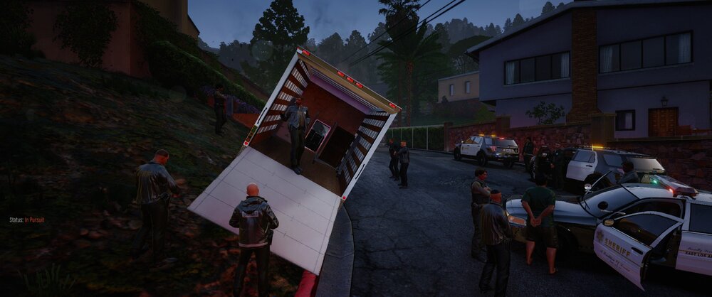 Could contain: outdoor, house, screenshot, tree, sky, pc game