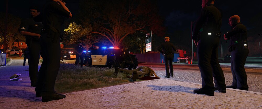 Could contain: outdoor, clothing, footwear, tree, man, person, ground, people, night, standing, street