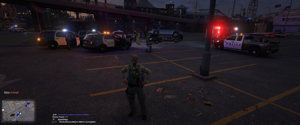 Could contain: vehicle, land vehicle, outdoor, car, firefighter, road, screenshot, wheel, pc game, street