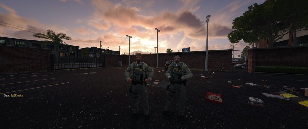 Could contain: outdoor, cloud, sky, tree, ground, person, street, sunset