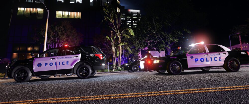 Could contain: outdoor, vehicle, wheel, land vehicle, tire, road, parade, street, police, text, auto part, transport, city, night, light, officer, ground