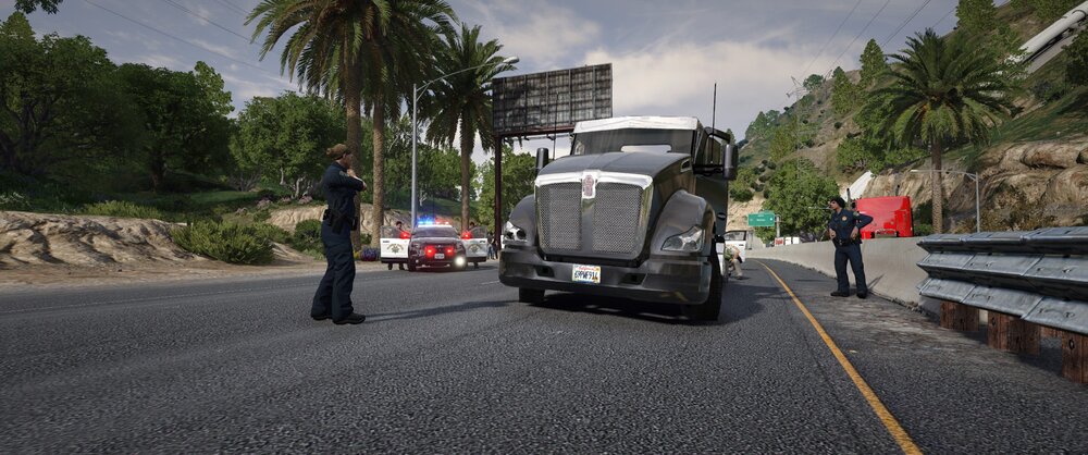 Could contain: outdoor, sky, vehicle, road, land vehicle, tree, road surface, wheel, commercial vehicle, transport, bus, cloud, mode of transport, asphalt, tarmac, ground, street, truck