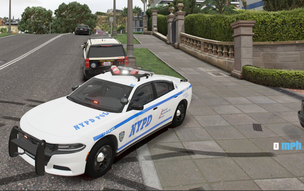 Could contain: vehicle, land vehicle, wheel, transport, outdoor, police car, text, law enforcement, full-size car, car, vehicle registration plate, ford, tire, road, mid-size car, police, street