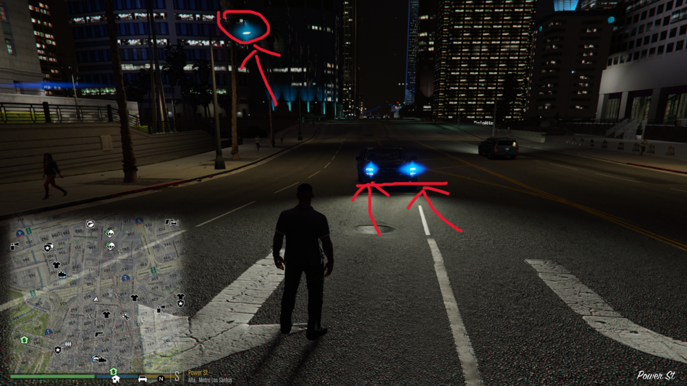 Could contain: outdoor, building, road, screenshot, way, street, night, light, city, ground