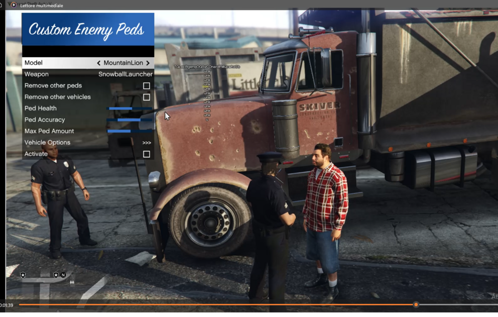 Could contain: wheel, vehicle, tire, land vehicle, clothing, man, outdoor, auto part, truck, person, footwear, transport, ground, standing