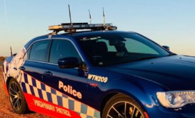 Could contain: vehicle, land vehicle, wheel, car, transport, outdoor, sky, police car, law enforcement, full-size car, police, tire, ford, roof rack, automotive exterior, mid-size car, sedan, automotive light bulb, emergency vehicle, blue