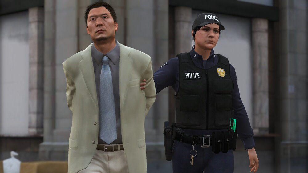 Could contain: clothing, person, man, human face, building, trousers, outerwear, gentleman, sleeve, shirt, dress shirt, male person, official, pocket, collar, outdoor, standing, wearing