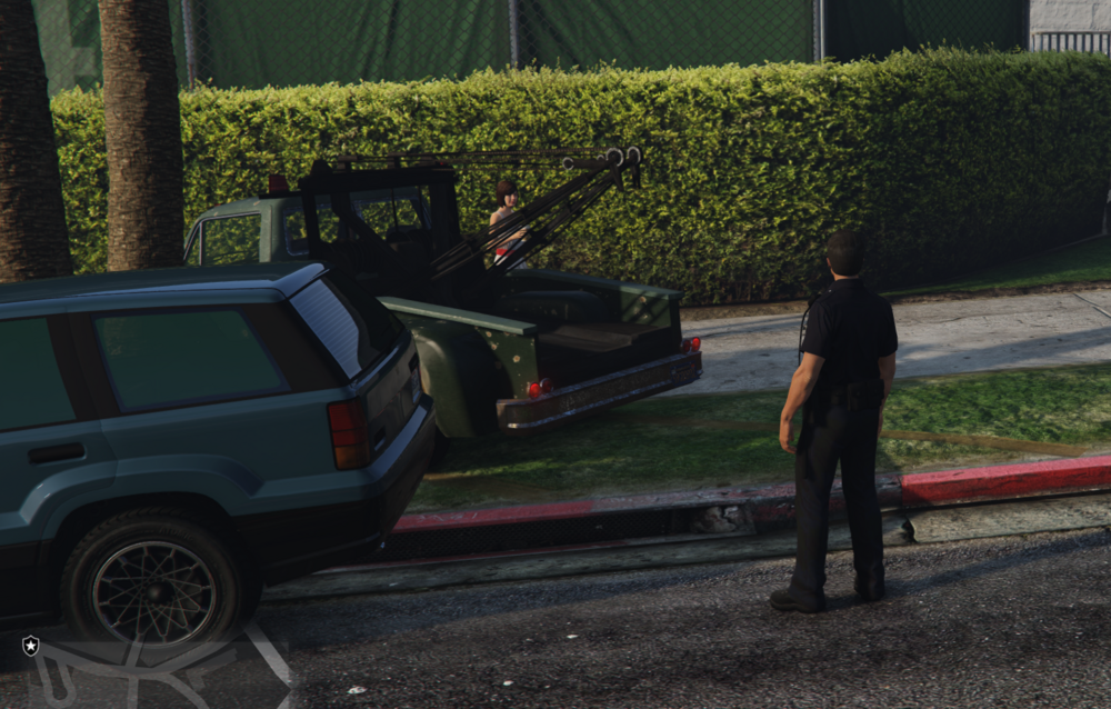 Could contain: outdoor, vehicle, tire, land vehicle, wheel, tree, car, sport utility vehicle, automotive exterior, plant, grass, person, parked, ground