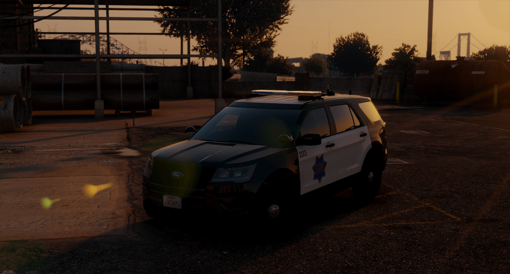 Could contain: outdoor, vehicle, land vehicle, sky, wheel, tire, transport, car, ground, road, sunset, parked