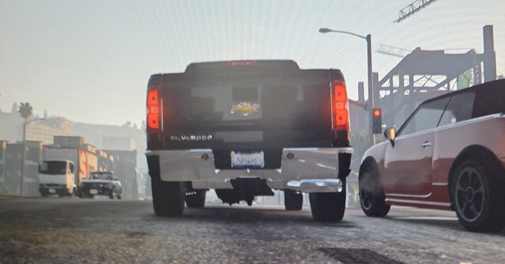 Could contain: wheel, land vehicle, tire, sky, outdoor, transport, auto part, road, motor vehicle, car, truck, automotive exterior, mode of transport, commercial vehicle, vehicle registration plate, automotive tire, automotive tail & brake light, automotive wheel system, ground, parked, street, vehicle