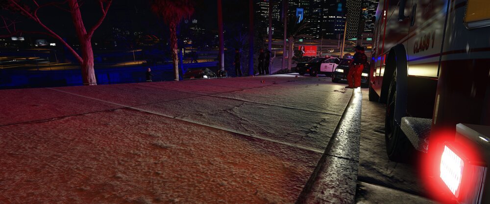 Could contain: outdoor, building, ground, red, street, night, light, city