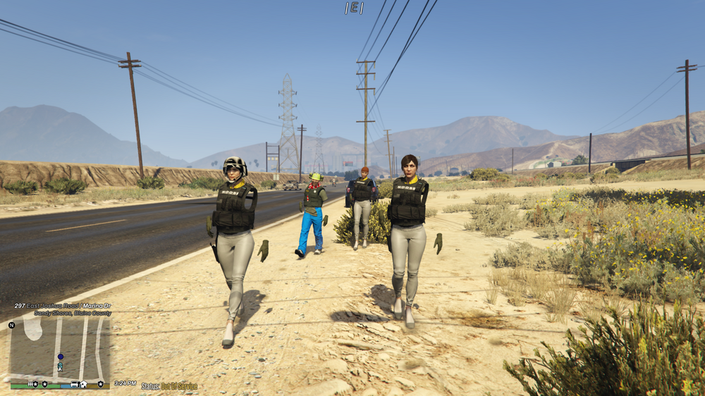 Could contain: outdoor, sky, plant, person, ground, clothing, road, desert, people, mountain