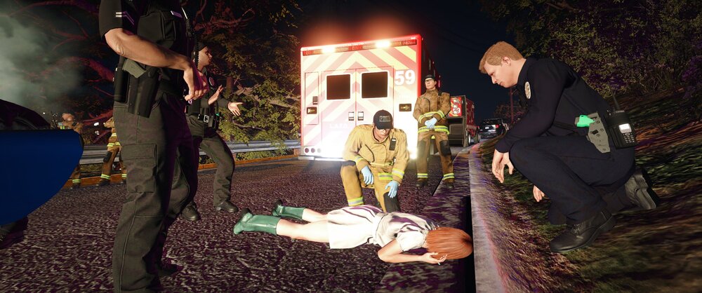 Could contain: clothing, man, person, footwear, outdoor, tree, ground, party, standing, people