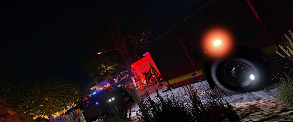 Could contain: outdoor, night, street light, light, dark