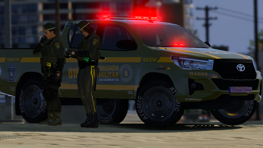 Could contain: vehicle, wheel, land vehicle, tire, transport, outdoor, auto part, emergency service, law enforcement, emergency vehicle, emergency, road, firefighter, automotive tire, car, officer, police, fire, street
