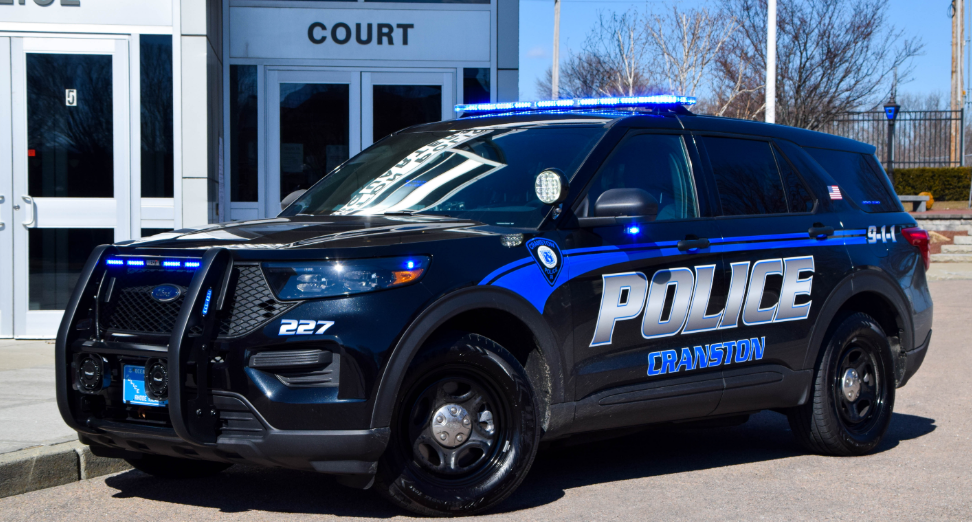 Could contain: vehicle, land vehicle, wheel, tire, police, transport, outdoor, car, text, sport utility vehicle, bumper, police car, auto part, ford, automotive exterior, compact sport utility vehicle, law enforcement, roof rack, crossover suv, automotive luggage rack, ford motor company, suv, street