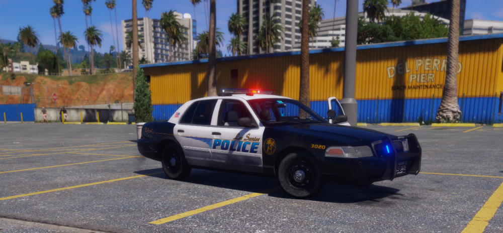 Could contain: vehicle, land vehicle, outdoor, wheel, sky, road, transport, law enforcement, police car, tire, ford crown victoria police interceptor, full-size car, mid-size car, blue, car, police, street